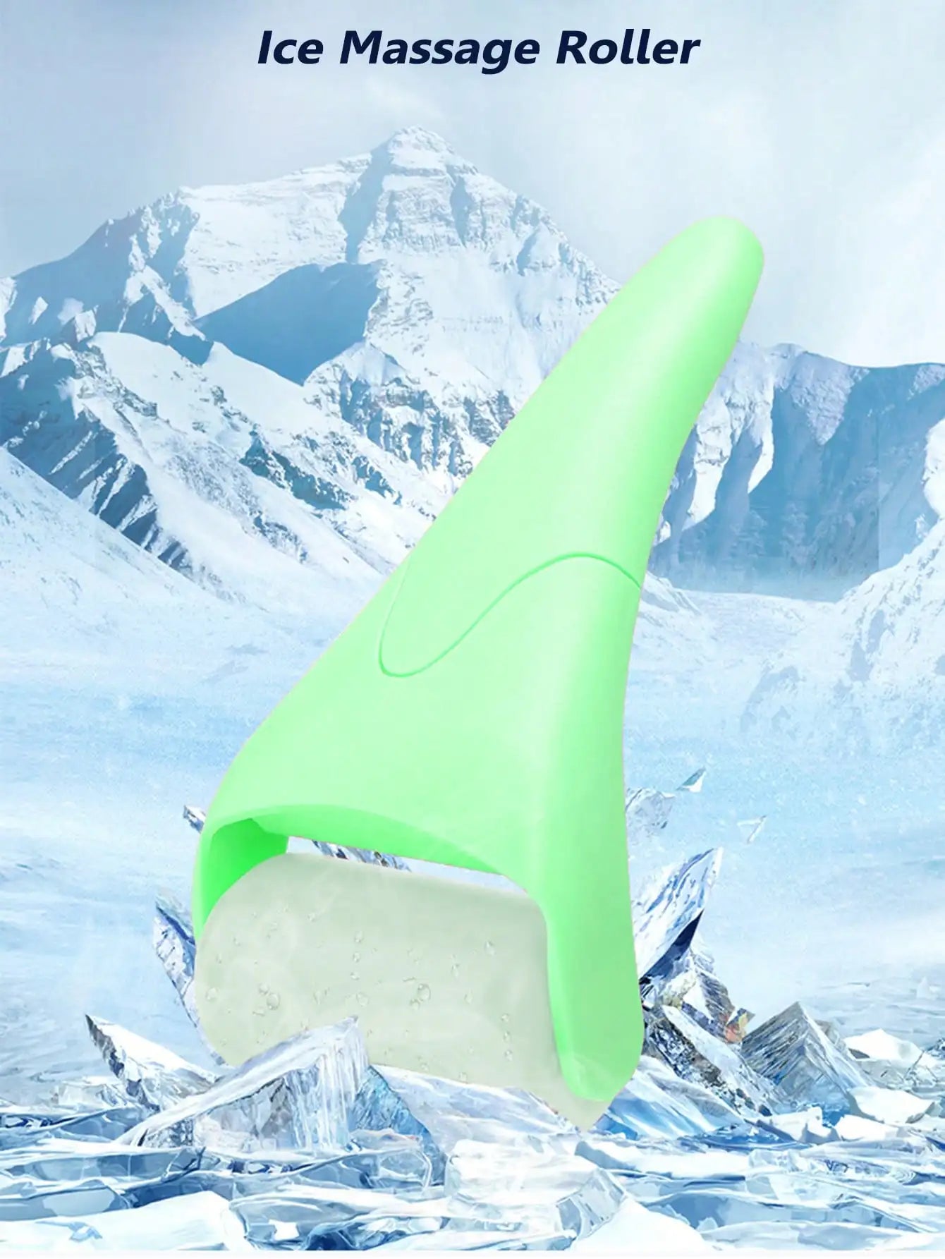 Ice Facial Roller – Cooling Face Massager for Puffiness & Glowing Skin