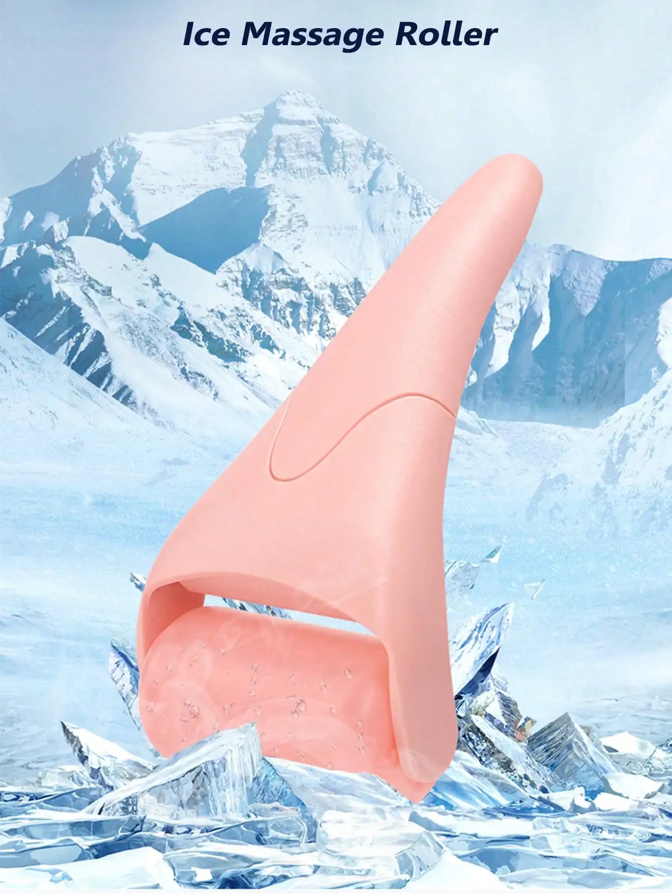 Ice Facial Roller – Cooling Face Massager for Puffiness & Glowing Skin