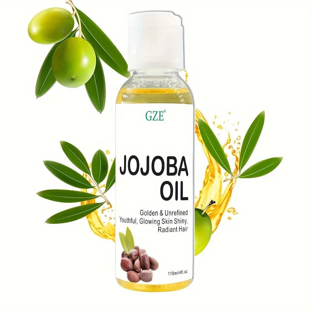 Golden Jojoba Oil – Hydrating Facial Massage Oil for Glowing Skin & Gua Sha Therapy