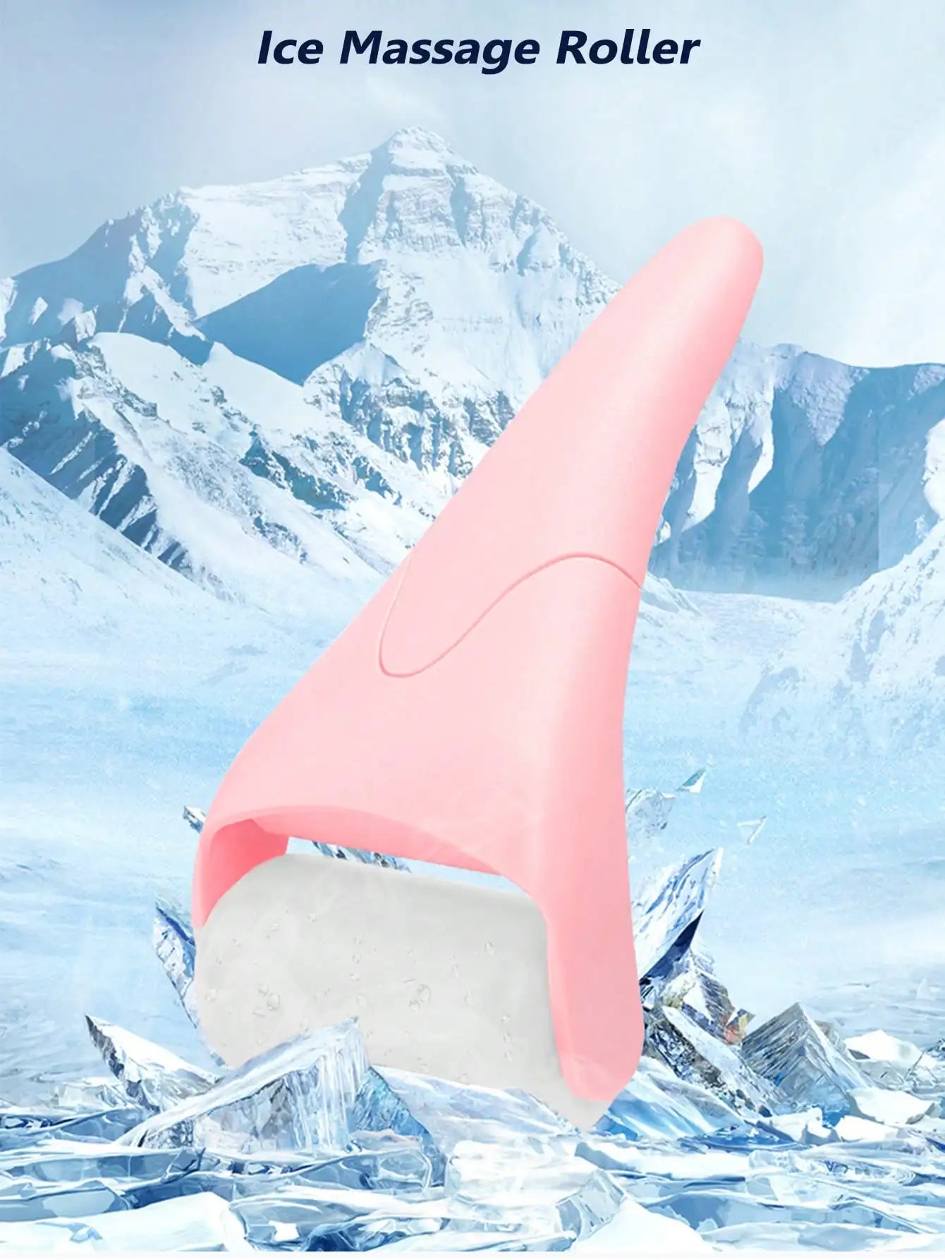 Ice Facial Roller – Cooling Face Massager for Puffiness & Glowing Skin