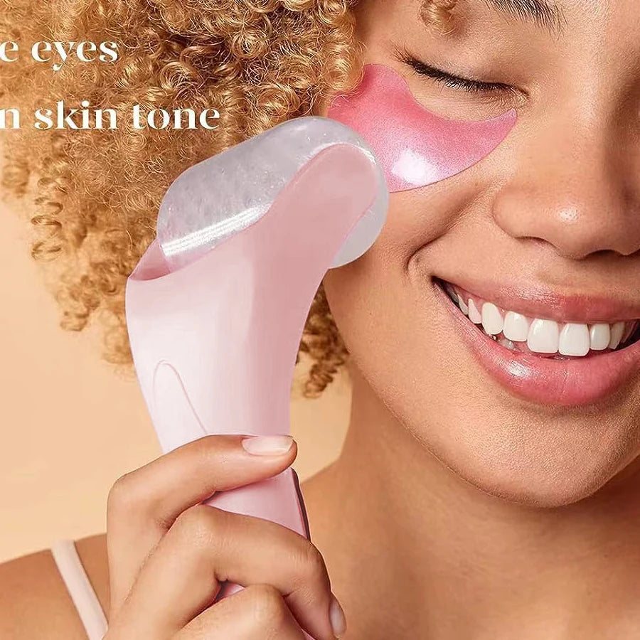 Ice Facial Roller – Cooling Face Massager for Puffiness & Glowing Skin