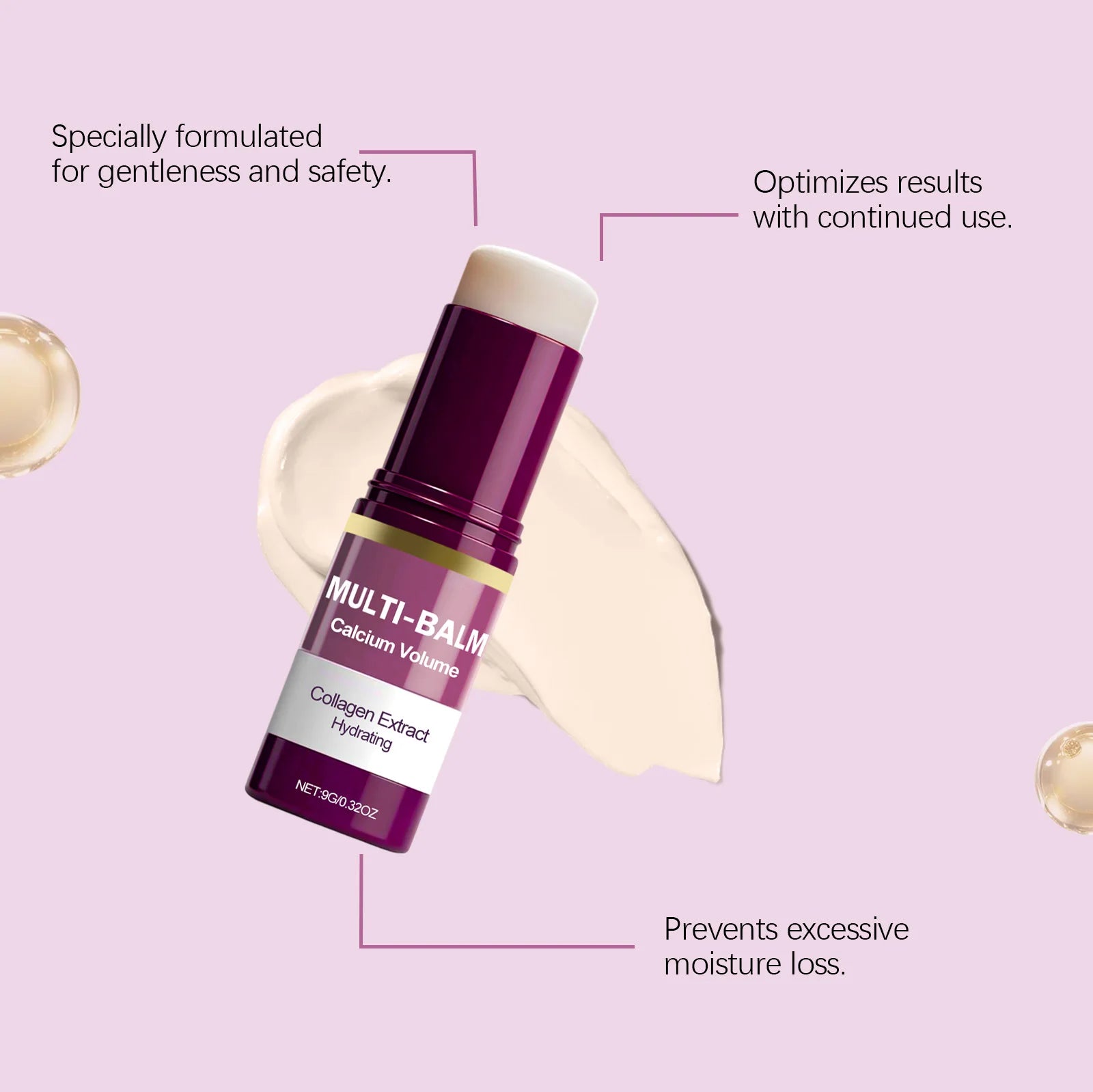 Calcium Volume Multi Balm – Firming & Moisturizing Stick for Eyes, Lips & Face