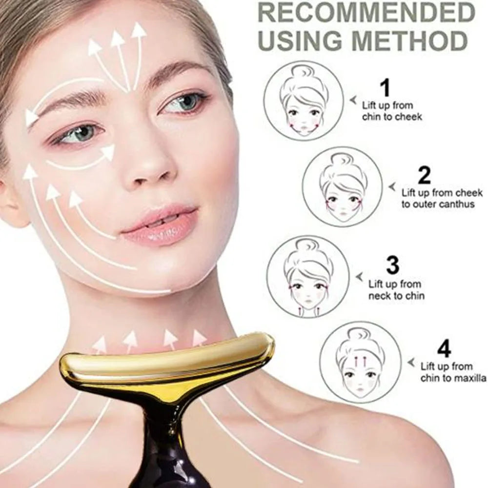 3-in-1 Face & Neck Lifting Massager