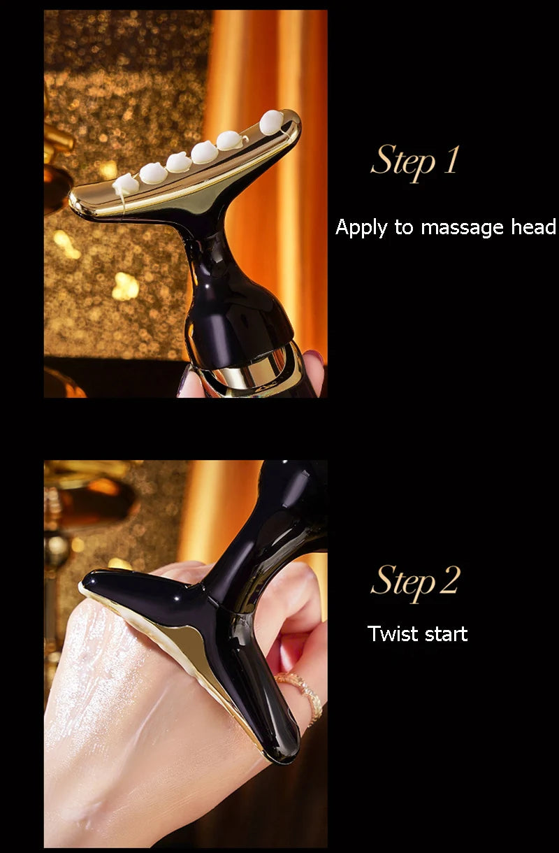 3-in-1 Face & Neck Lifting Massager