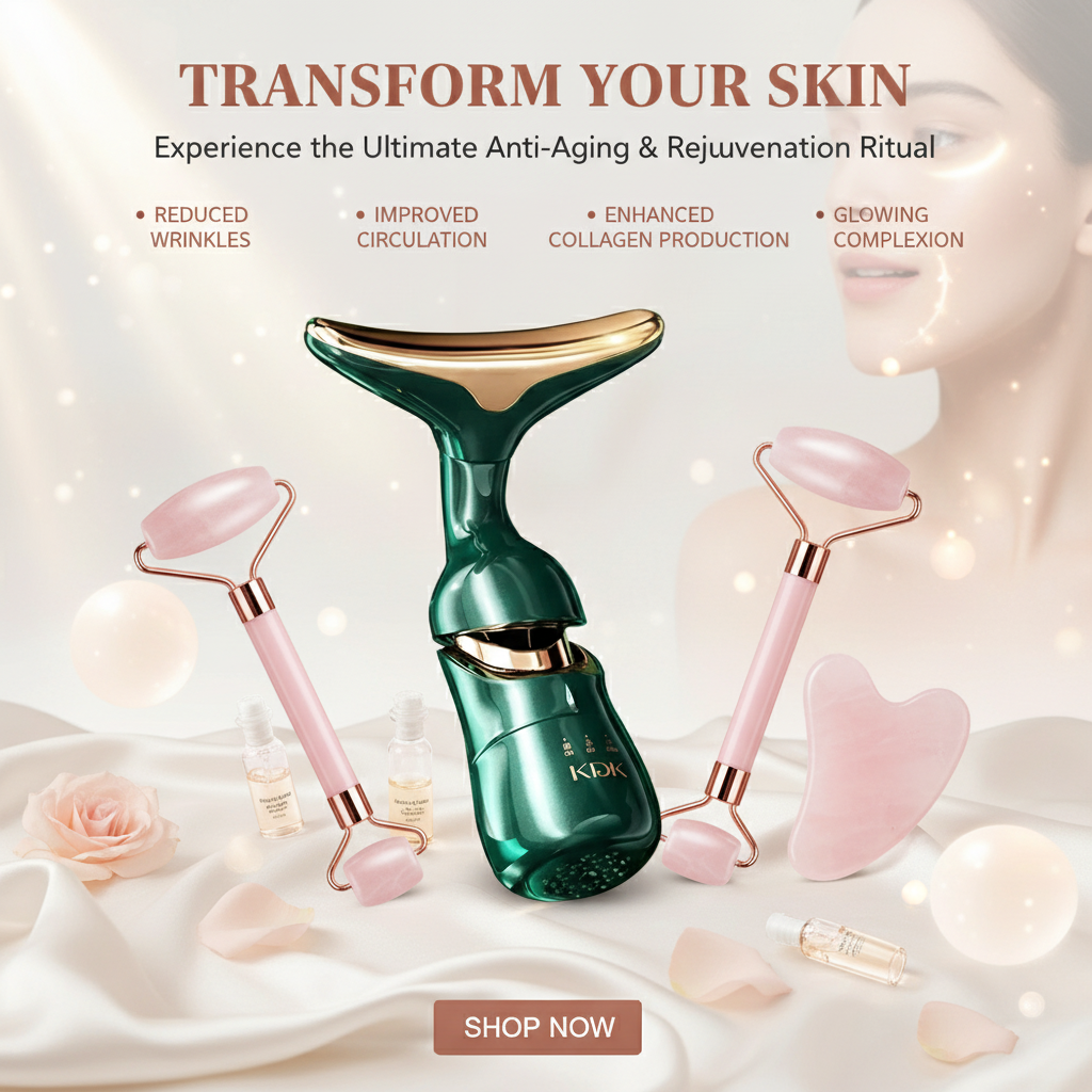 Lift & Glow Beauty Set — 3-in-1 Facial Sculpt Kit