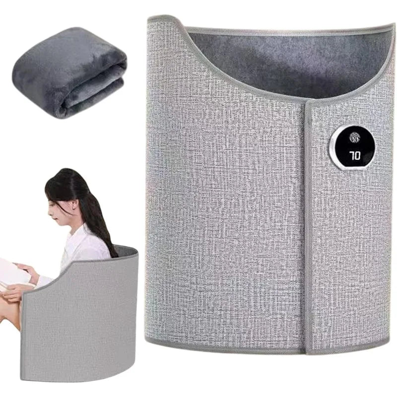 Foldable Leg Warmer Pro – Under-Desk Electric Foot Heater with Thermostat & Auto Timer