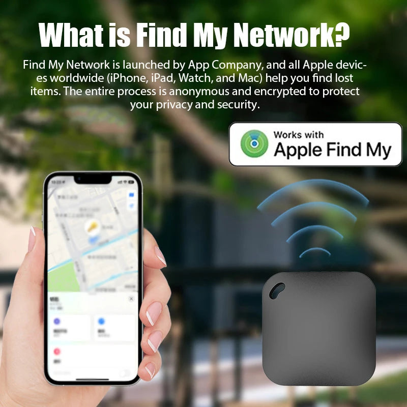 Smart GPS Tracker Works With Apple Find My