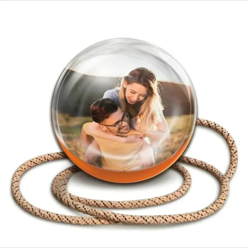 3D Crystal Ball Video Player – Customizable Levitating Memory Sphere  ,Perfect Gift for Couples, Family & Friends)