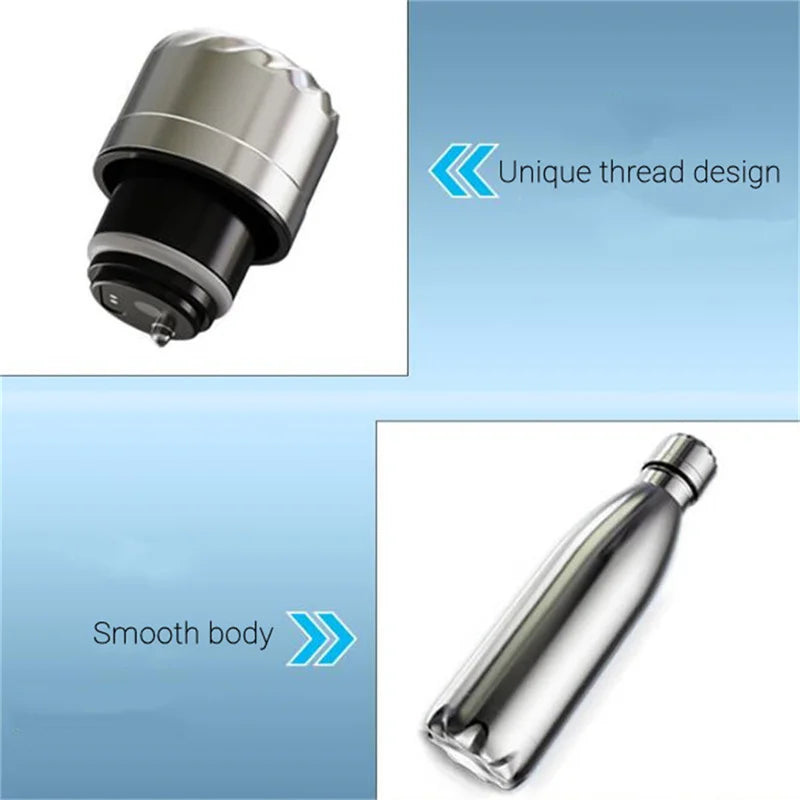 TrendPort Smart Water Bottle with Temperature Display (500ml) + UV Self Cleaning