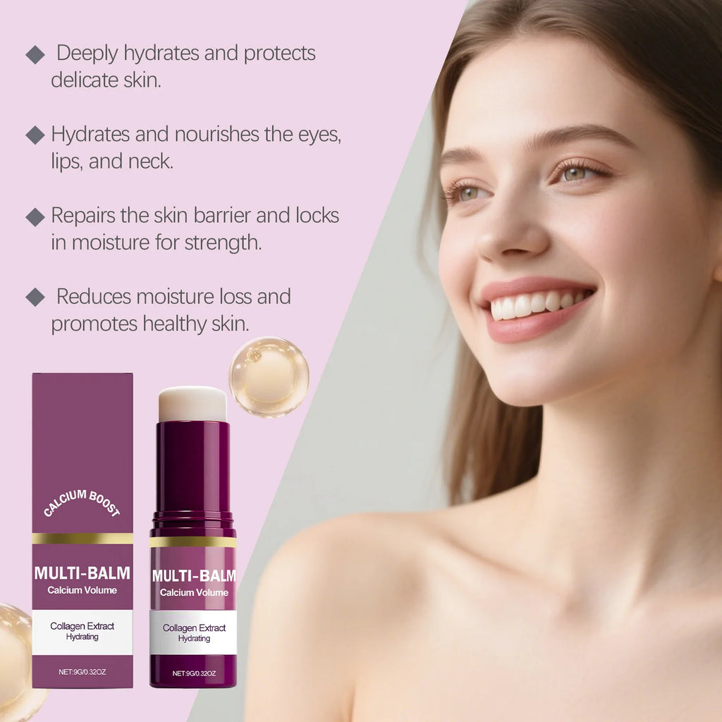 Calcium Volume Multi Balm – Firming & Moisturizing Stick for Eyes, Lips & Face
