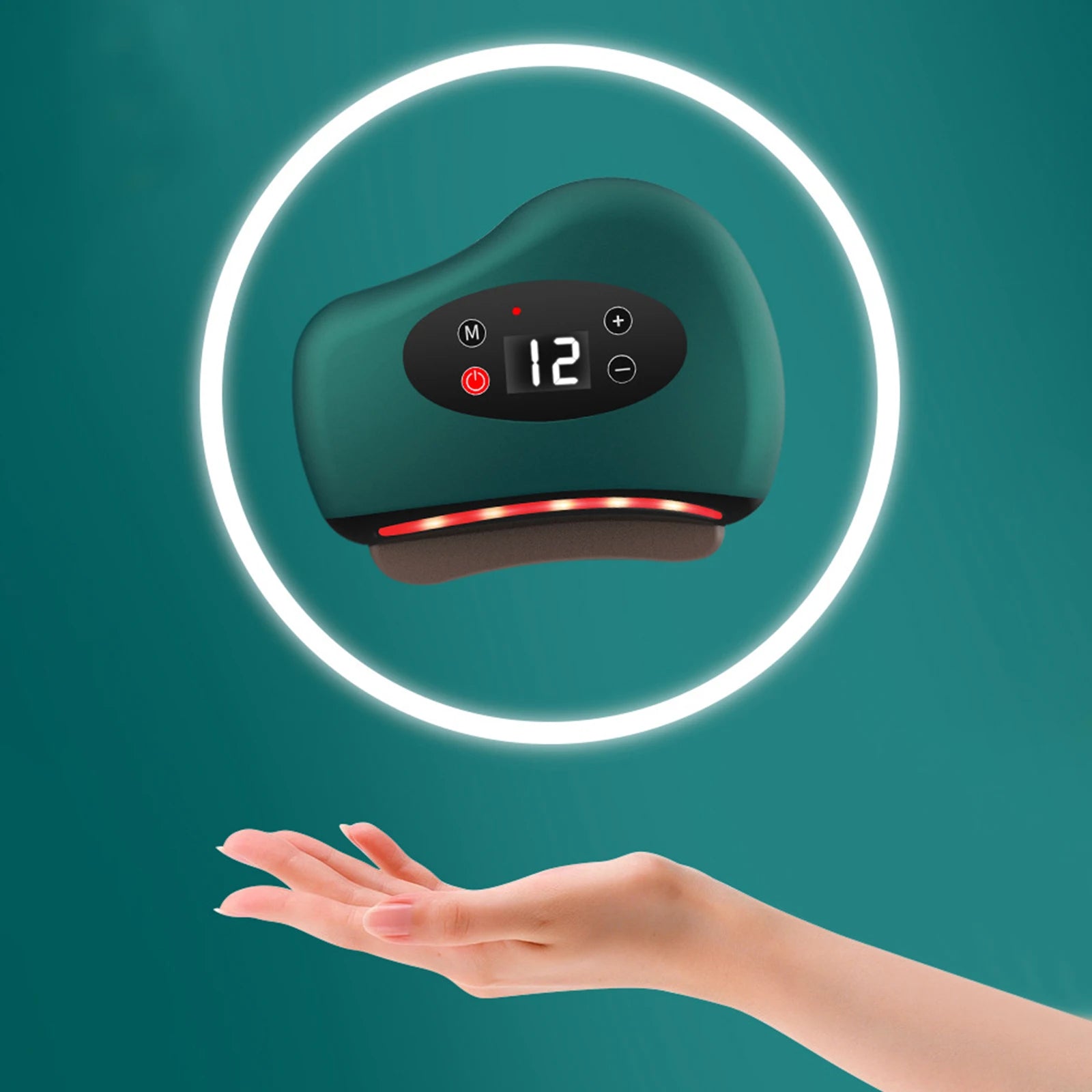 Lift & Glow™ Heated Gua Sha — Electric Face & Neck Sculpting Massager