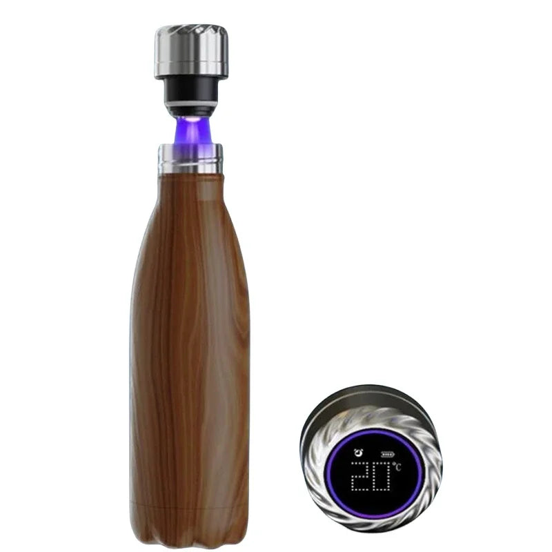 TrendPort Smart Water Bottle with Temperature Display (500ml) + UV Self Cleaning