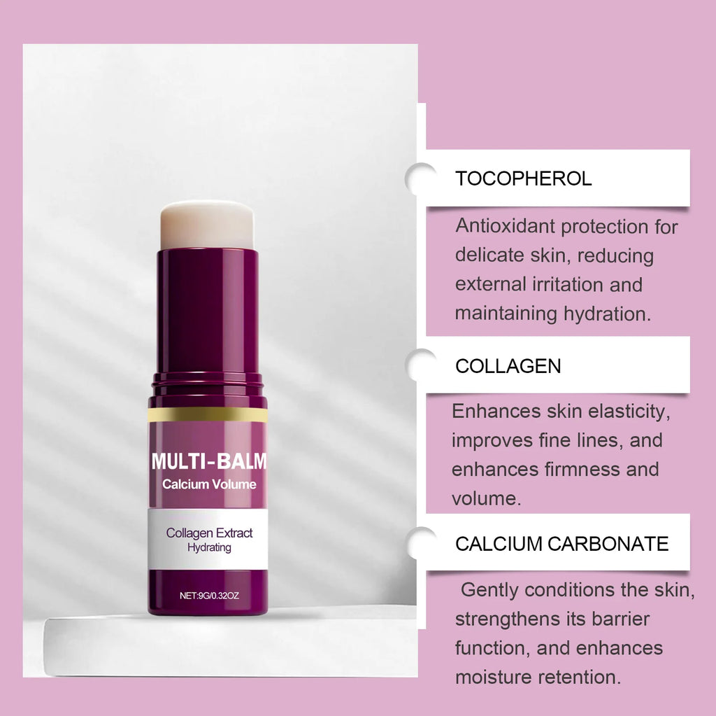 Calcium Volume Multi Balm – Firming & Moisturizing Stick for Eyes, Lips & Face
