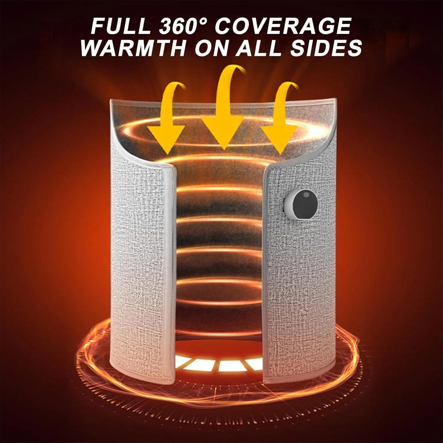 Foldable Leg Warmer Pro – Under-Desk Electric Foot Heater with Thermostat & Auto Timer