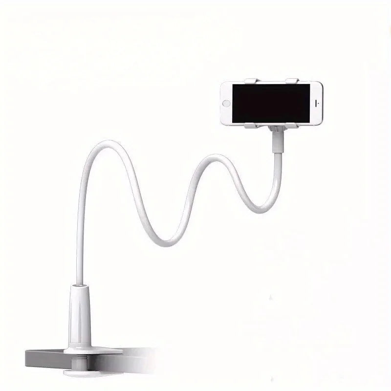 Lazy Bedside Flexible Phone Holder – 360° Gooseneck Clamp