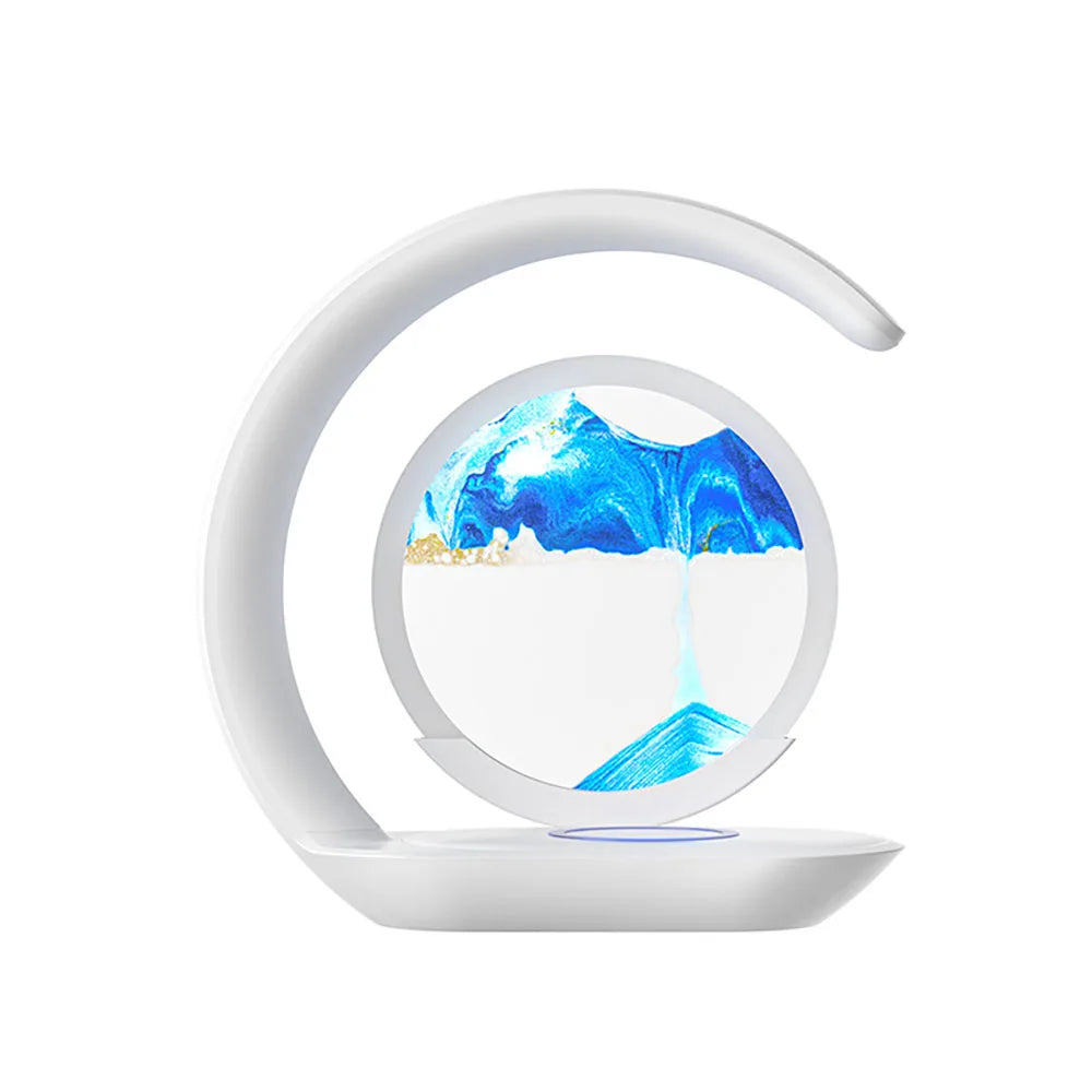 TrendPort SandFlow Wireless Charging Desk Lamp